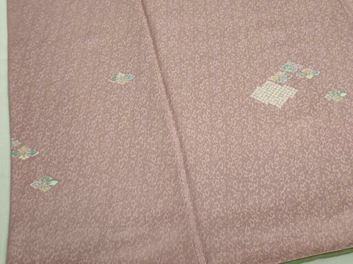平和屋着物■上質な小紋 鹿の子花菱文 正絹 逸品 DAAK2936ob 平和屋着物■上質な小紋 鹿の子花菱文 正絹 逸品 DAAK2936ob