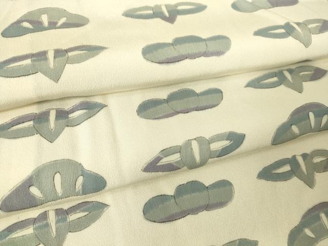 乐天商城 - 平和屋着物▽上質な小紋　単衣　松文　正絹　逸品　DAAV5452az
