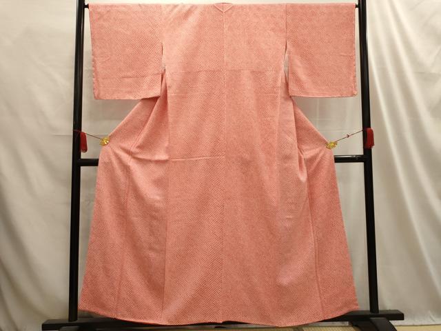 Uramono - 平和屋着物■大変加工の良い総絞り小紋　正絹　逸品　AABD5526sx