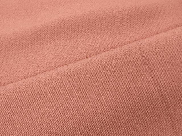 平和屋着物■上質な色無地 甚三紅色 正絹 逸品 未使用 CABC4070oy