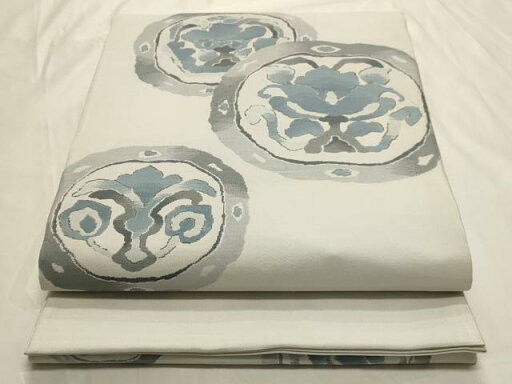 平和屋着物◎太鼓柄袋帯 飾花文 正絹 逸品 AAAM5781cx 平和屋着物◎太鼓柄袋帯 飾花文 正絹 逸品 AAAM5781cx