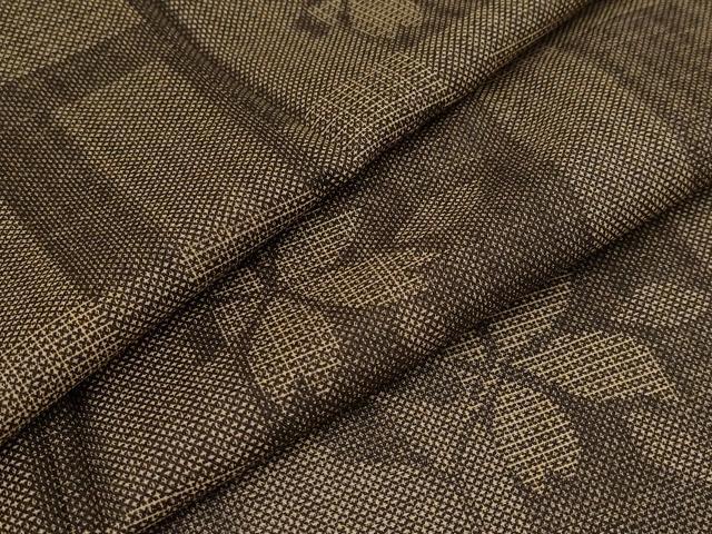 平和屋着物＊夏物　小紋　紗　色紙花文　洗える着物　AAAW8600st