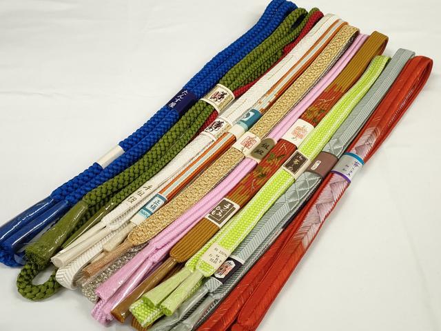 Other - 平和屋着物●和装小物　帯締め10本セット　礼装用　手組紐　高麗組　笹浪組　金糸　逸品　未使用　DABC1838zzz