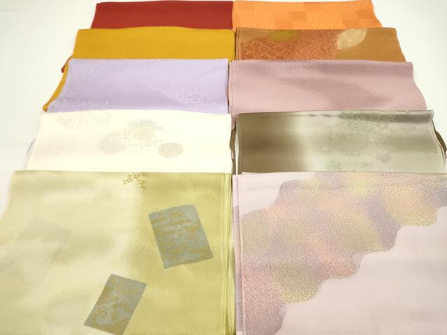 平和屋着物★和装小物　帯揚げ10枚セット　正絹　逸品　CAAZ6383ju