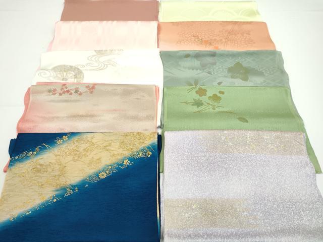 ■■■　商品詳細　■■■ 【正絹】 状態は特に目立ったシミ汚れなどもなく大変良い状態です。 大変上質な逸品になります。 お安く出品致しますので、是非この機会にいかがでしょうか？ ■■■　注意事項　■■■ ■モニター発色の具合により色合いが異なる場合がございます。 ■寸法は多少の誤差が生じる場合がございますのでご了承ください。 ■縫込みの長さが左右非対称の場合は短い部分を記載しております。 左右非対称であってもご返品・お値引き等の保証は出来かねますので、ご了承の上ご購入をお願い致します。 ■シミ等のチェックには注意を払っておりますが、見落としがある場合もございますし、個人の見解も様々ですので神経質な方のご購入はお控えください。 ■箪笥に入っておりました着物や帯なので畳みシワや匂いがあるものもございます。 ■お休みは基本的に土日祝となりますが、その他臨時でお休みする場合がございますのでご了承ください。 ■商品の発送は平日のみの発送となります。 ■夜間と土曜、日曜日はお問い合わせの回答が遅れる場合がございます。 ■当店では、お直し、紋入れ、お手入れ等は承っておりません。 ■生地の状態（ヤケ、経年劣化等）によってはサイズ直しが出来ない場合がございます。 その点もどうかご了承のうえ、ご購入をお願いいたします。 ■弊社で取り扱う商品は一点ものにつき、時期や在庫状況に応じて金額が変更となる場合がございます。 ■検針は行っておりません。予めご了承いただきますようお願いいたします。 ■【洗える着物】と記載のある商品におきましては、商品お届け後に洗濯を行ってしまってからのご返品にはご対応しかねます。 念の為、専門店でのお手入れをお願いいたします。 ■着物のサイズ目安は下記を参考ください↓ ＜女性着物＞　お端折り次第で＋5cm　−1cmが着用可能サイズ 　例）身丈170cmの場合、身長160cm〜175cm ＜男性着物＞　身丈＋約25cm〜27cm程が適応身長 　例）身丈155cmの場合、身長180〜182cm