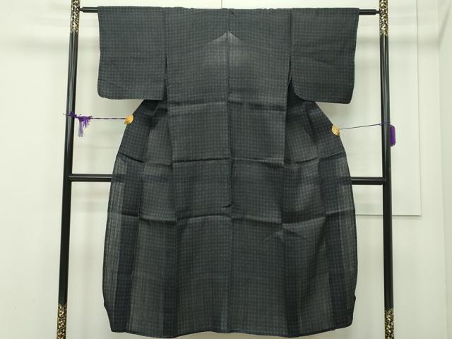 平和屋本店■極上　夏物　重要無形文化財　本場宮古上布　幾何学文様　苧麻　逸品　CZAA1829s5