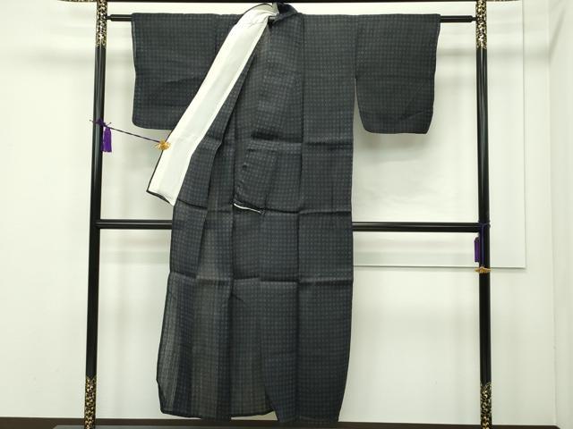 平和屋本店■極上　夏物　重要無形文化財　本場宮古上布　幾何学文様　苧麻　逸品　CZAA1829s5