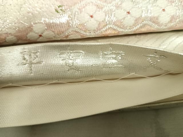 平和屋着物◎六通柄袋帯　唐織　平安宝文　金銀糸　正絹　逸品　AAAZ2273yx