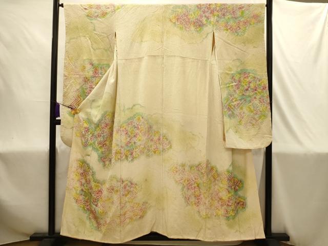 Rakuten - 平和屋着物■豪華振袖　総絞り　草花文　暈し染め　正絹　逸品　AABJ1876sx