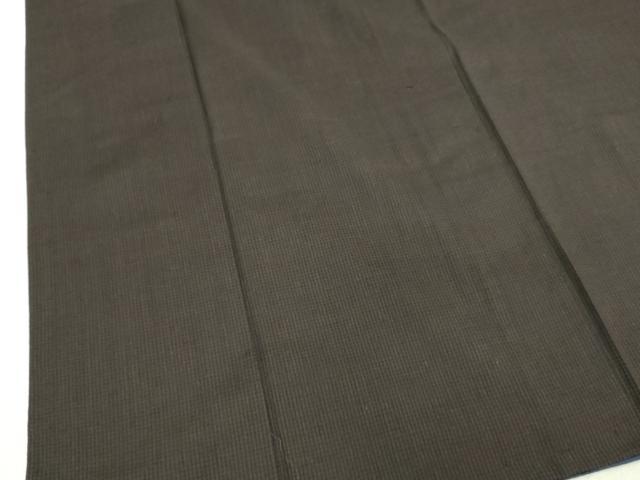 平和屋着物■男性 紬 格子 正絹 逸品 DAAJ0880cm