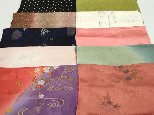 平和屋着物★和装小物 帯揚げ10枚 正絹 逸品 DAAV8146by