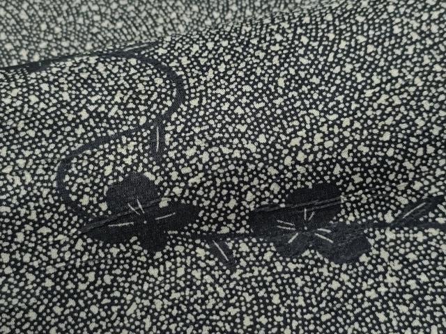 平和屋着物■上質な小紋 枝花文 正絹 逸品 CAAO6049yc