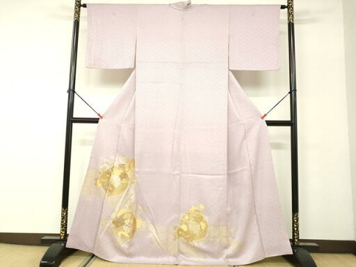 平和屋着物●豪華色留袖 駒刺繍 源氏車花蝶文 金彩 正絹 逸品 DAAJ5649du 平和屋着物●豪華色留袖 駒刺繍 源氏車花蝶文 金彩 正絹 逸品 DAAJ5649du