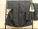 平和屋着物■男性 本場大島紬 アンサンブル 亀甲文様 正絹 逸品 BAAM9315fw
