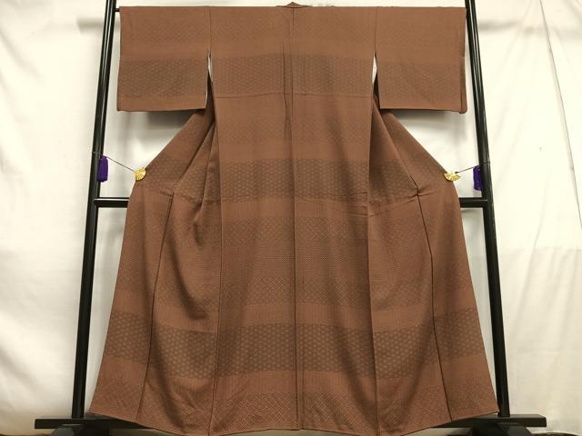 平和屋着物■訪問着 吉祥横段文 正絹 逸品 AABD5813oa