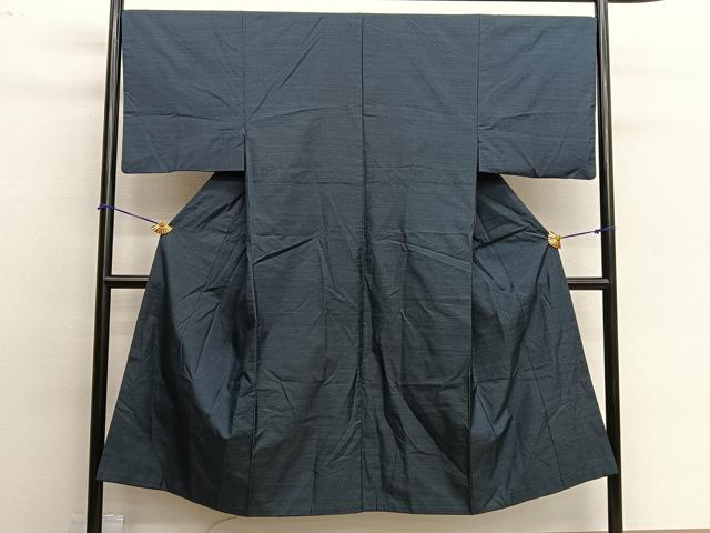 平和屋着物■男性　本場大島紬　80亀甲　正絹　逸品　BAAL8149xi