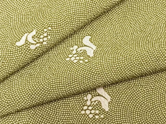 平和屋着物▽江戸小紋 単衣 栗鼠 洗える着物 AABB2117fy