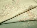 平和屋着物▼中国三大刺繍 スワトウ刺繍 総刺繍 訪問着 寿光織 風景草花文 暈し染め 金糸 正絹 逸品 CAAT1083hy