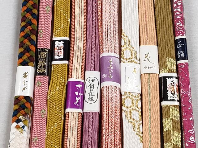 平和屋着物●和装小物　帯締め10本セット　高麗組　畝組　礼装用　金糸　さが美扱い　逸品　未使用　CABJ3978qe heiwaya-11273318 平和屋 サンプル画像3