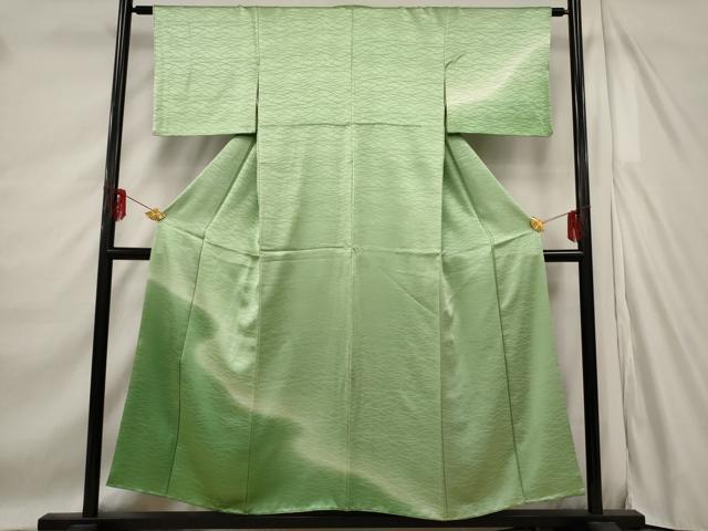 平和屋着物■訪問着　霞文　暈し染め　正絹　逸品　AABE1554st