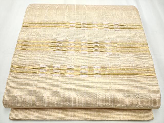 Rakuten - 平和屋着物●太鼓柄袋帯　横段文　金糸　正絹　逸品　CABC5558hy
