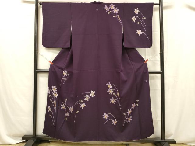 紬　花　着物　ろうけつ染 楽天市場】ろうけつ染め 着物（着物｜和服）：レディースファッション