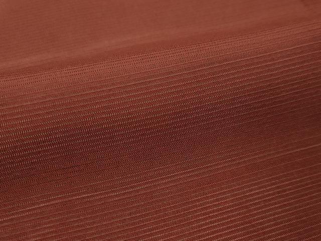 平和屋着物＊夏物　色無地　絽　葡萄茶色　正絹　逸品　CAAT7206vp