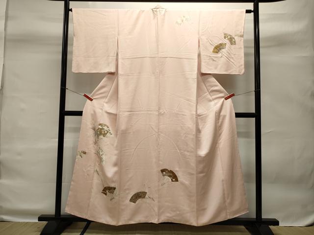 平和屋着物■訪問着 駒刺繍 地紙草花文 金彩 松坂屋扱い 正絹 逸品 CAAI5370dy