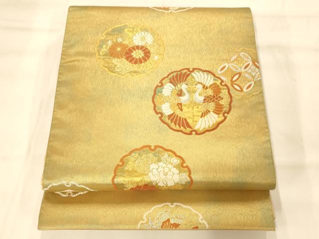 ■■■　サイズ　■■■ 長さ 436cm 幅 30cm程 ■■■　商品詳細　■■■ 【正絹・関西仕立て】 詳細に関しましては、画像をご確認ください。 大変上質な逸品になります。 お安く出品致しますので、是非この機会にいかがでしょうか？ ※汚れ等に関しましては、着用時には見えない部分になるかと思いますのであまり気にならずお召になれるかと思います。 ■■■　注意事項　■■■ ■モニター発色の具合により色合いが異なる場合がございます。 ■寸法は多少の誤差が生じる場合がございますのでご了承ください。 ■縫込みの長さが左右非対称の場合は短い部分を記載しております。 左右非対称であってもご返品・お値引き等の保証は出来かねますので、ご了承の上ご購入をお願い致します。 ■シミ等のチェックには注意を払っておりますが、見落としがある場合もございますし、個人の見解も様々ですので神経質な方のご購入はお控えください。 ■箪笥に入っておりました着物や帯なので畳みシワや匂いがあるものもございます。 ■お休みは基本的に土日祝となりますが、その他臨時でお休みする場合がございますのでご了承ください。 ■商品の発送は平日のみの発送となります。 ■夜間と土曜、日曜日はお問い合わせの回答が遅れる場合がございます。 ■当店では、お直し、紋入れ、お手入れ等は承っておりません。 ■生地の状態（ヤケ、経年劣化等）によってはサイズ直しが出来ない場合がございます。 その点もどうかご了承のうえ、ご購入をお願いいたします。 ■弊社で取り扱う商品は一点ものにつき、時期や在庫状況に応じて金額が変更となる場合がございます。 ■検針は行っておりません。予めご了承いただきますようお願いいたします。 ■【洗える着物】と記載のある商品におきましては、商品お届け後に洗濯を行ってしまってからのご返品にはご対応しかねます。 念の為、専門店でのお手入れをお願いいたします。 ■着物のサイズ目安は下記を参考ください↓ ＜女性着物＞　お端折り次第で＋5cm　−1cmが着用可能サイズ 　例）身丈170cmの場合、身長160cm〜175cm ＜男性着物＞　身丈＋約25cm〜27cm程が適応身長 　例）身丈155cmの場合、身長180〜182cm