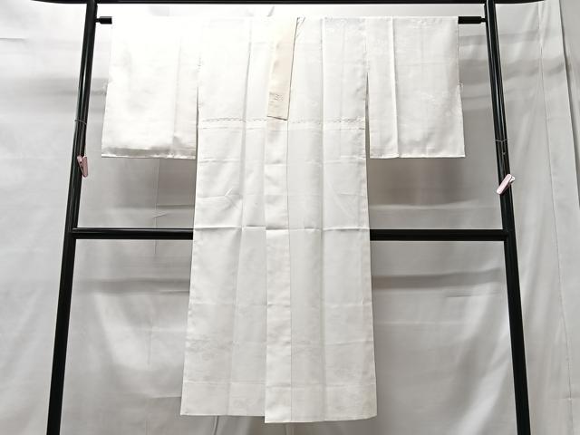 平和屋着物■長襦袢 無双仕立て 芝草花地紋 洗える着物 CABD7098xe