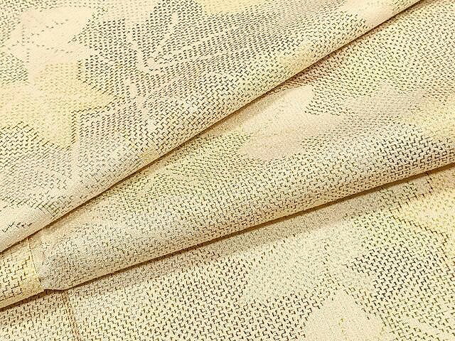 平和屋着物▽結城紬　単衣　笹竹文　正絹　逸品　AABE1593jh 平和屋着物□訪問着 絞り 笹竹文 正絹 逸品 CABG6426xeの通販 by 平和