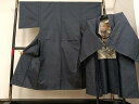 平和屋着物■男性 本場大島紬 アンサンブル 100亀甲 総詰め 正絹 逸品 AAAS1933ph
