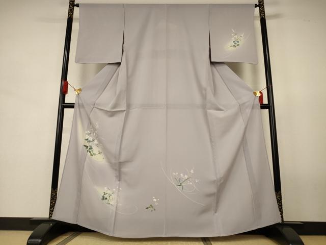Rakuten - 平和屋着物＊夏物　訪問着　絽　草花文　暈し染め　正絹　逸品　AABJ9015jd