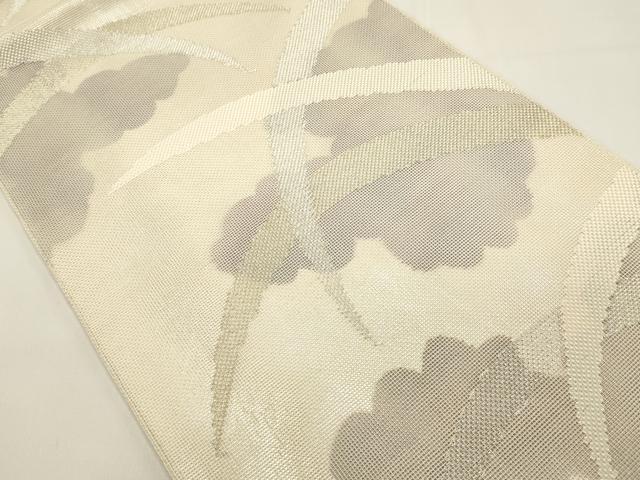平和屋の平和屋着物＊夏物 六通柄袋帯 雲重ね芝文 金銀糸 正絹 逸品 DABH1696cd｜アングル2