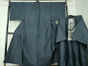 平和屋着物●男性 本場大島紬 アンサンブル 長羽織 80亀甲 総詰め 正絹 逸品 DAAS3952ps