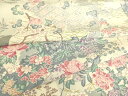 平和屋着物▽上質な小紋 単衣 吉祥花文 金彩 正絹 逸品 DAAS0932az