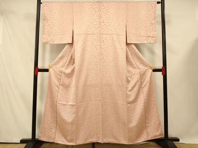 平和屋着物■上質な小紋 大小あられ 正絹 逸品 AABE3862fw