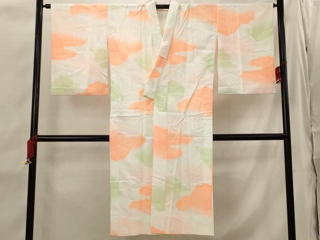 Rakuten - 平和屋着物■長襦袢 無双仕立て 雲取り文 暈し染め 洗える着物 AABI6517st