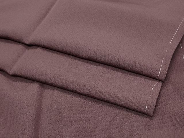 平和屋着物●上質な色無地 濃色 正絹 逸品 未使用 CAAV6422vf