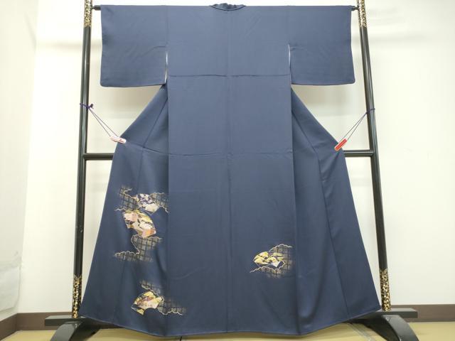 平和屋着物■豪華色留袖 刺繍 地紙人物草花文 暈し染め 金彩 正絹 逸品 DAAK0480ud