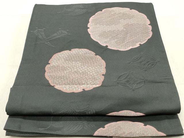 平和屋着物◎六通柄　京袋帯　吉祥雪輪文　DAAZ1225qa