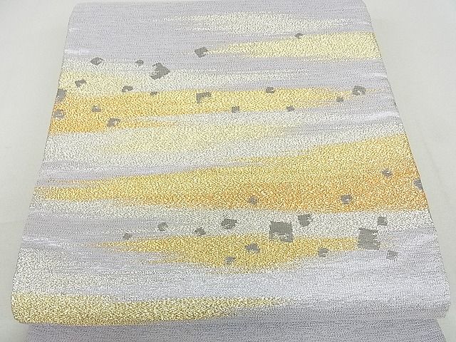 平和屋着物■太鼓柄袋帯　霞文　金銀糸　逸品　DAAF3054sf