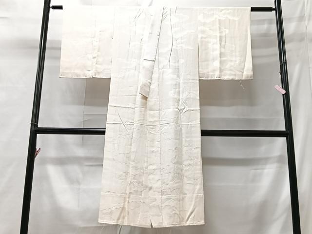 Rakuten - 平和屋着物■長襦袢　無双仕立て　雲取り地紋　正絹　逸品　CABD7105xe