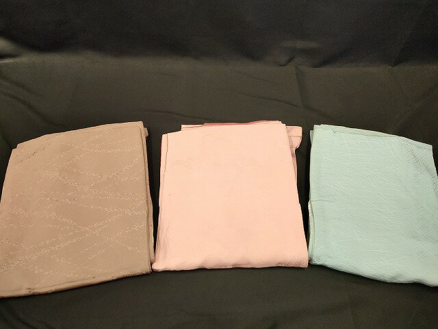 楽天平和屋平和屋本店■色無地 まとめて 3点 花柄 芝 地紋 など 着用可能多数 全て正絹 ppp3040