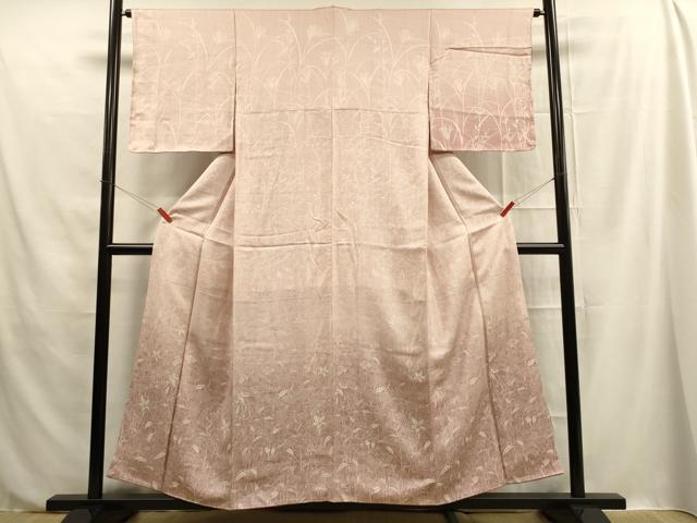 平和屋着物■訪問着 草花文 暈し染め 正絹 逸品 DAAJ8302cm