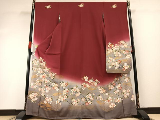 平和屋着物●ファッションデザイナー 花井幸子　振袖用長襦袢　無双仕立て　小花文　半衿刺繍　正絹　逸品　未使用　AABE8131ph 楽天市場】花井幸子振袖の通販