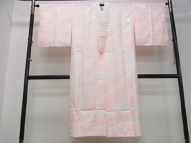 平和屋着物■長襦袢 無双仕立て 霞花丸地紋 暈し染め やまと誂製 洗える着物 DAAE1579ma
