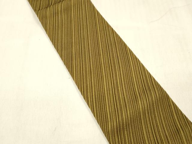 平和屋着物●男性　角帯　宝来織　斜線文　正絹　逸品　DABE6268cm