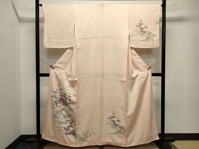 平和屋着物■訪問着 風景文 金彩 正絹 逸品 CAAK0102in