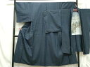 平和屋着物■男性 お召 アンサンブル 正絹 逸品 未使用 CAAP1824ze